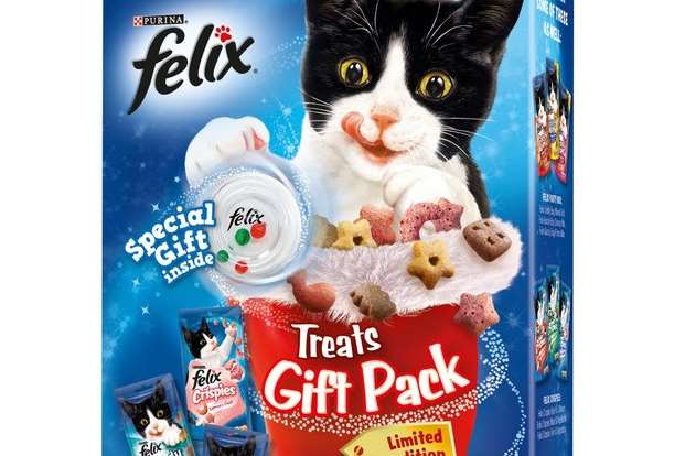 Felix Xmas Treats Gift Pack, priced £3