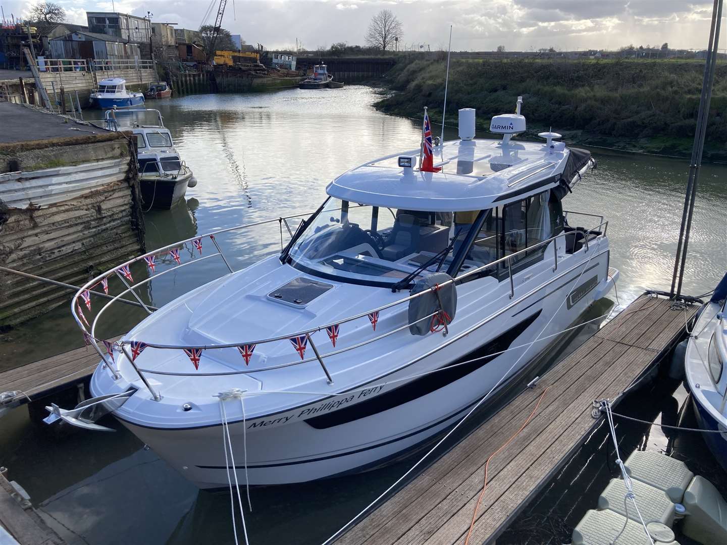 The £185k Merry Phillippa ferry which will be linking Sheppey to Southend