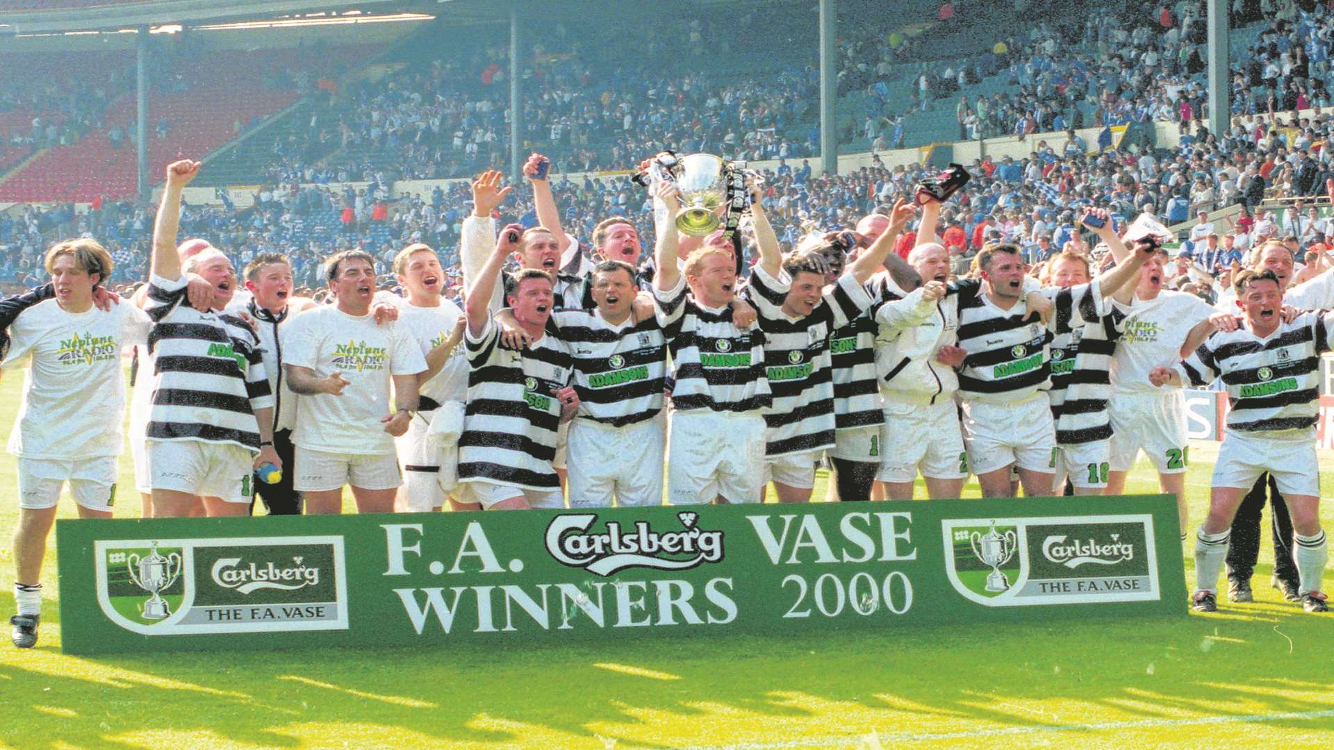 Deal Town won the FA VAse at Wembley in 2000. Picture: Paul Dennis.