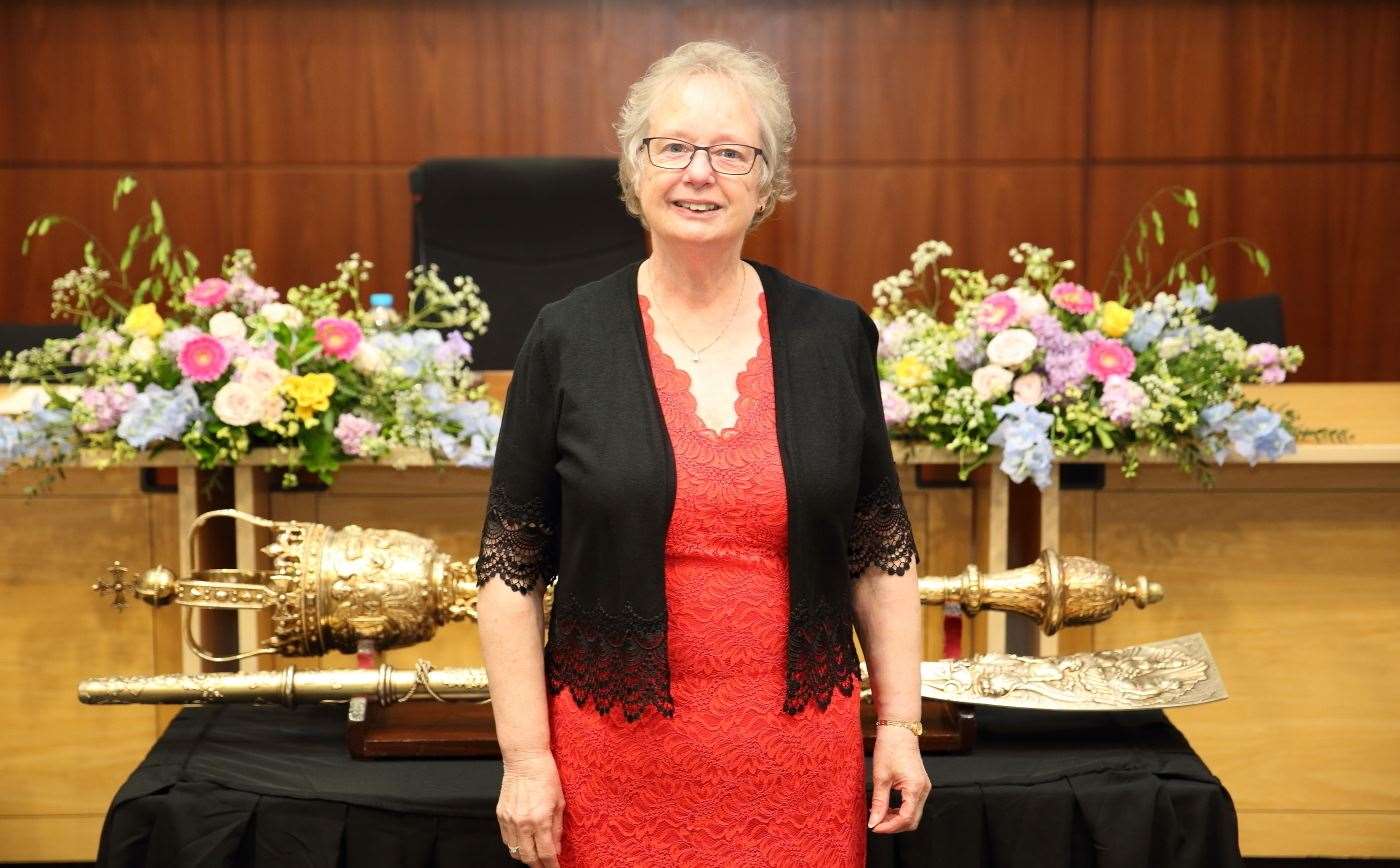 Cllr Lyn Milner is the outgoing Mayor. Picture: Gravesham Borough Council