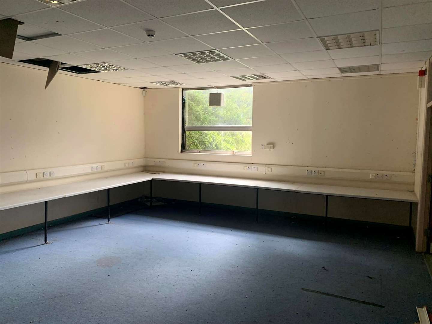 Classrooms at the former school have been stripped