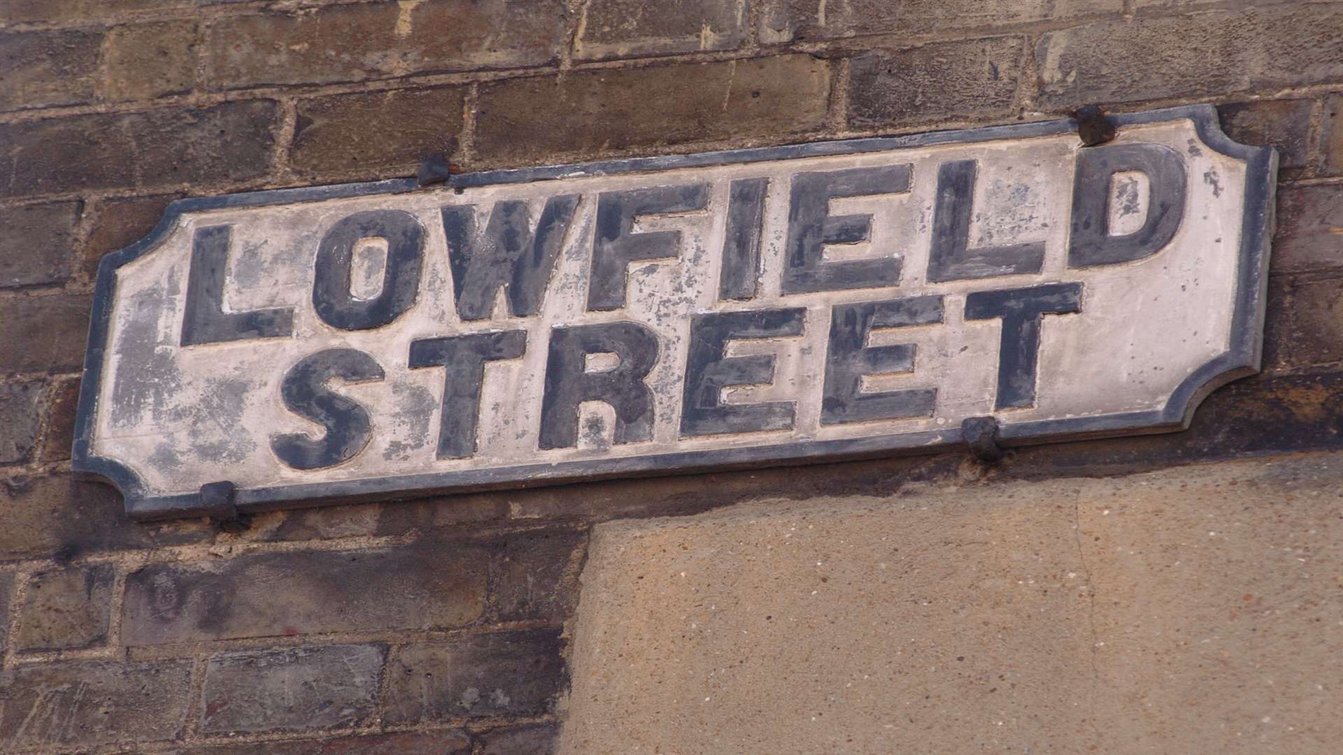 The street sign