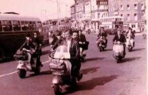 Mods in Kent in the Sixties. Image from a former exhibition at Margate Museum
