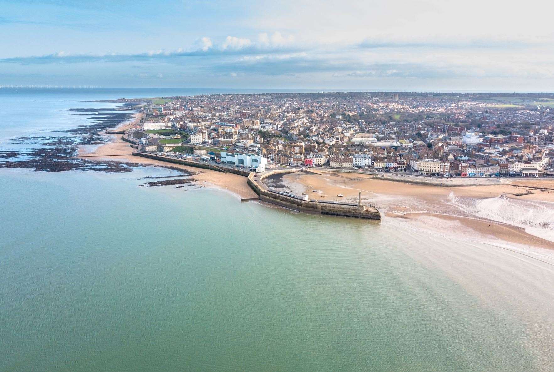 The beach at Margate - our columnist isn’t brave enough to test the waters