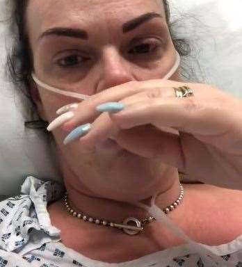 Pregnant Karen Mannering says she does not know how she caught the infection Pic: Facebook