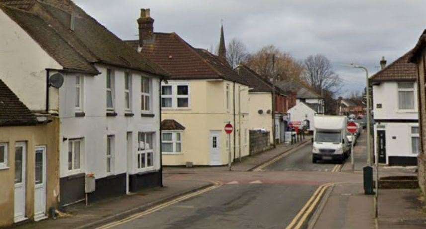 The suspected hit-and-run took place in Torrington Road, Ashford. Picture: Google