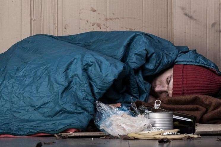 The number of rough sleepers in Maidstone has dropped significantly