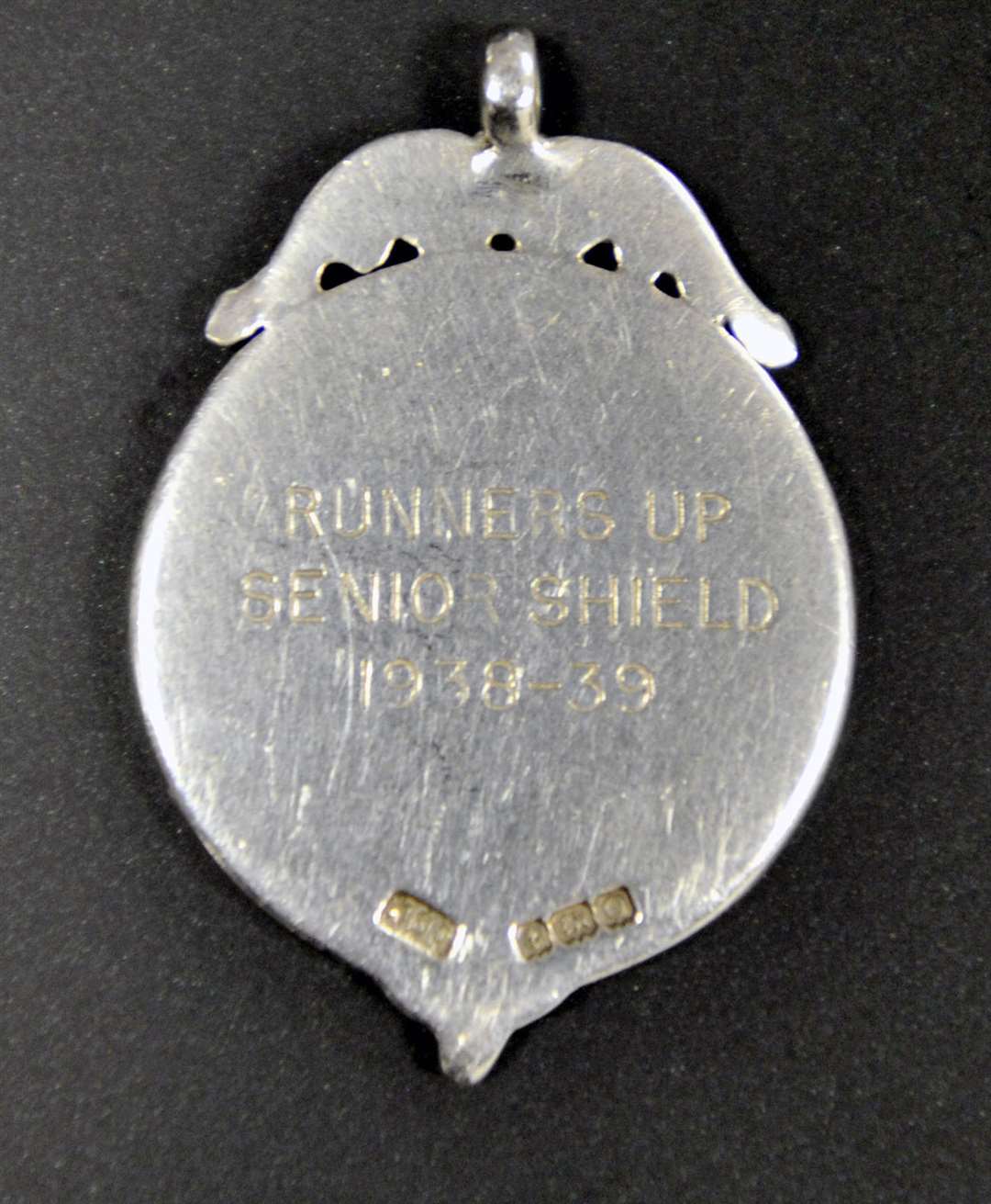 On the other side, there is the inscription Runners Up Senior Shield 1938-39