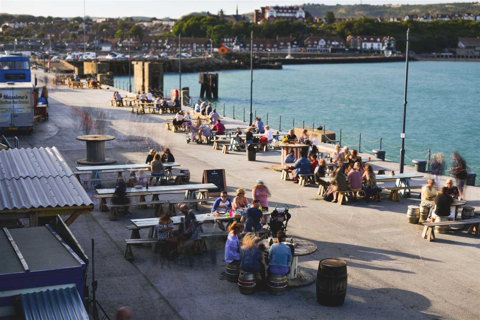Folkestone Harbour Arm is a symbol of the town's recent regeneration. Picture: Folkestone Harbour Arm