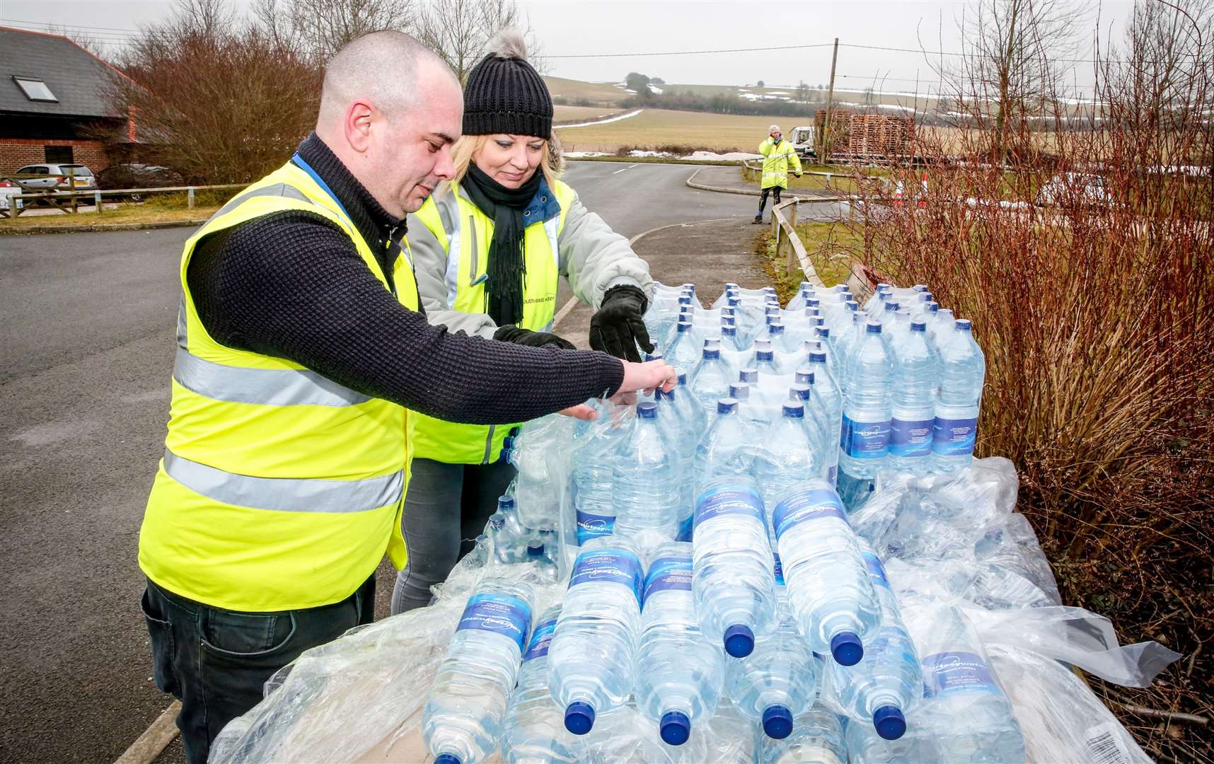 Towns and villages have been left without water due to burst pipes over the years – requiring water to be shipped in by bottles. Picture: Matthew Walker.