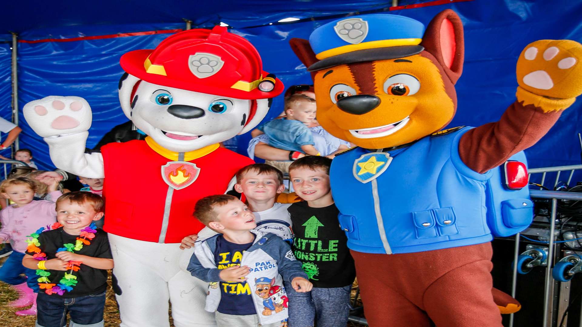 Last year's festival included a visit from Chase and Marshall of Paw Patrol