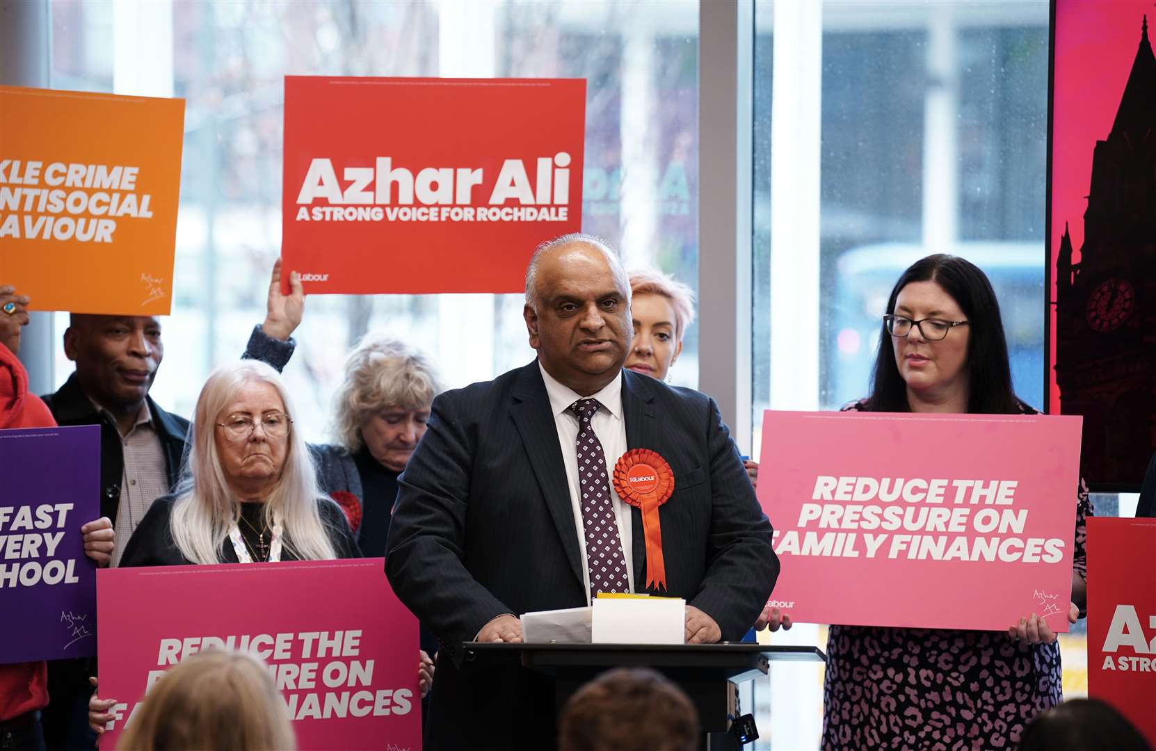 Ex-Labour candidate for Rochdale Azhar Ali (Peter Byrne/PA)