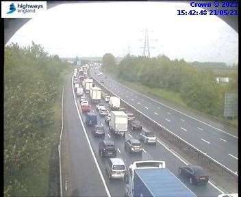 The M25 near Junction 4. Image from Highways England
