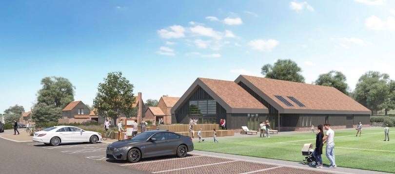 How the sports pavilion might look if the Tenterden application is permitted