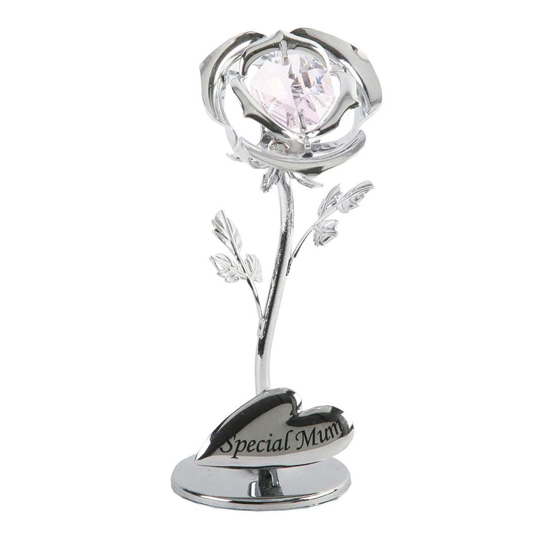 Crystocraft "special mum" free standing ornament with Swarovski crystal.