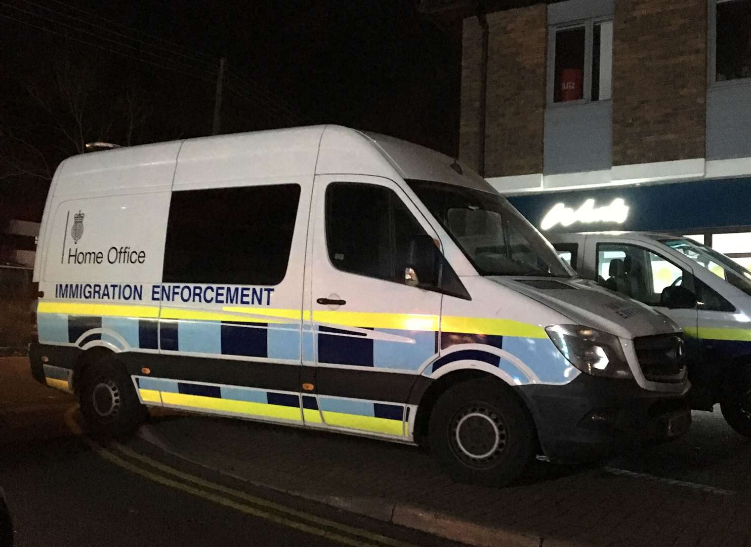 Officers from the Home Office raided the restaurant in Walderslade Road, Chatham, in January