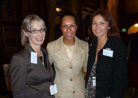 Helen Grant, centre, with Dawn Harrison and Gail Hall of Kent law firm Whitehead Monckton.