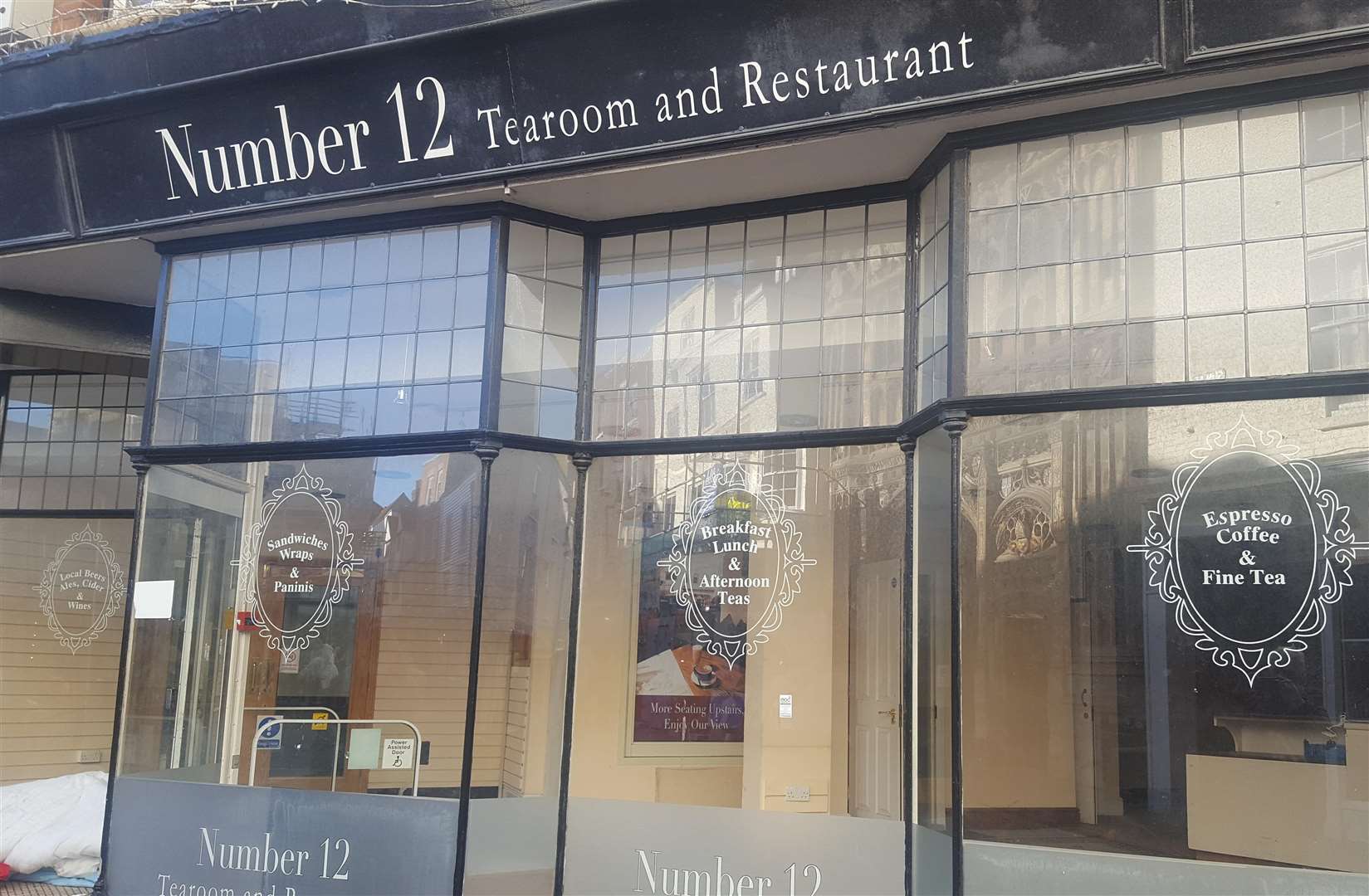 CLOSED: Number 12 tea rooms in the Buttermarket
