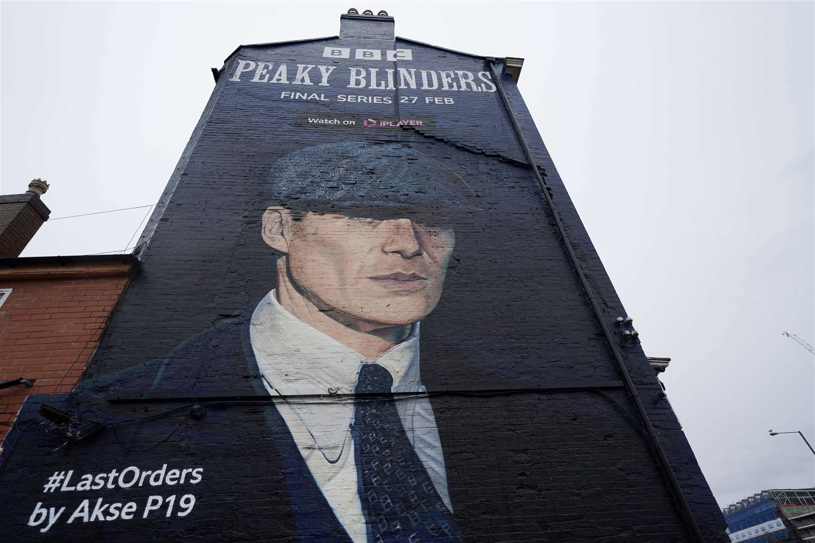 The mural by artist Akse P19 (Jacob King/PA)
