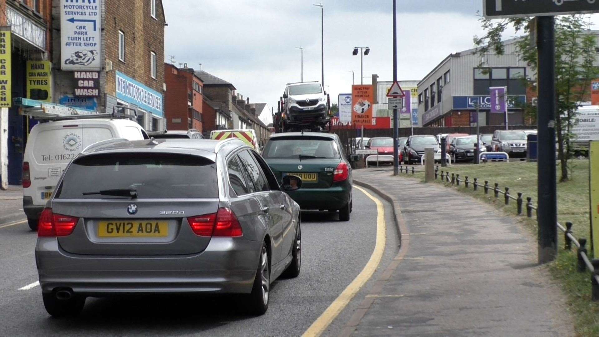 Maidstone's Upper Stone Street has the fifth highest level of pollution in the country