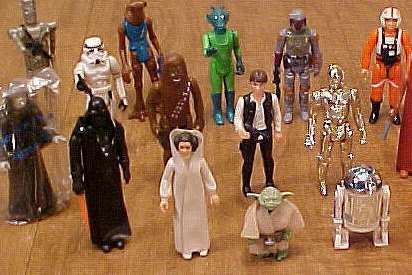 Star Wars figures are known to fetch thousands of pounds