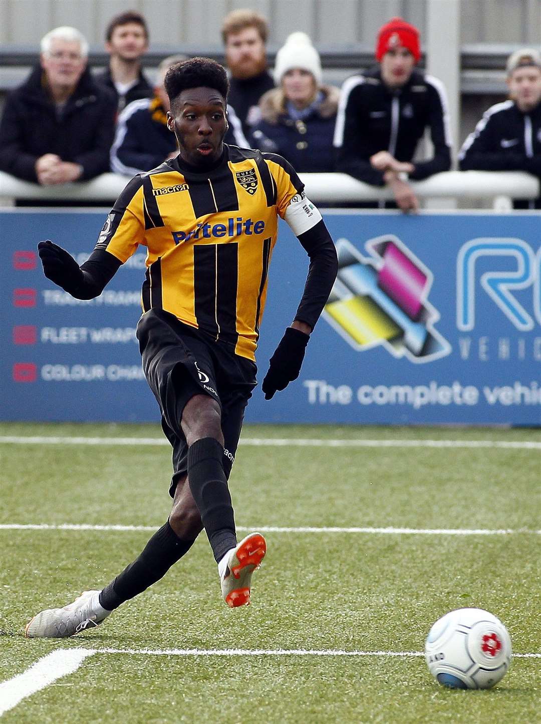 Blair Turgott in action for Maidstone during the 2018/19 season. Picture: Sean Aiden