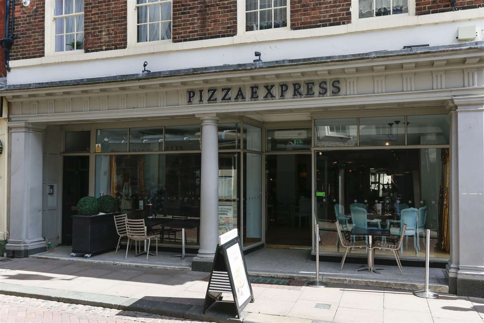 Pizza Express on Rochester High Street was forced to shut for two days