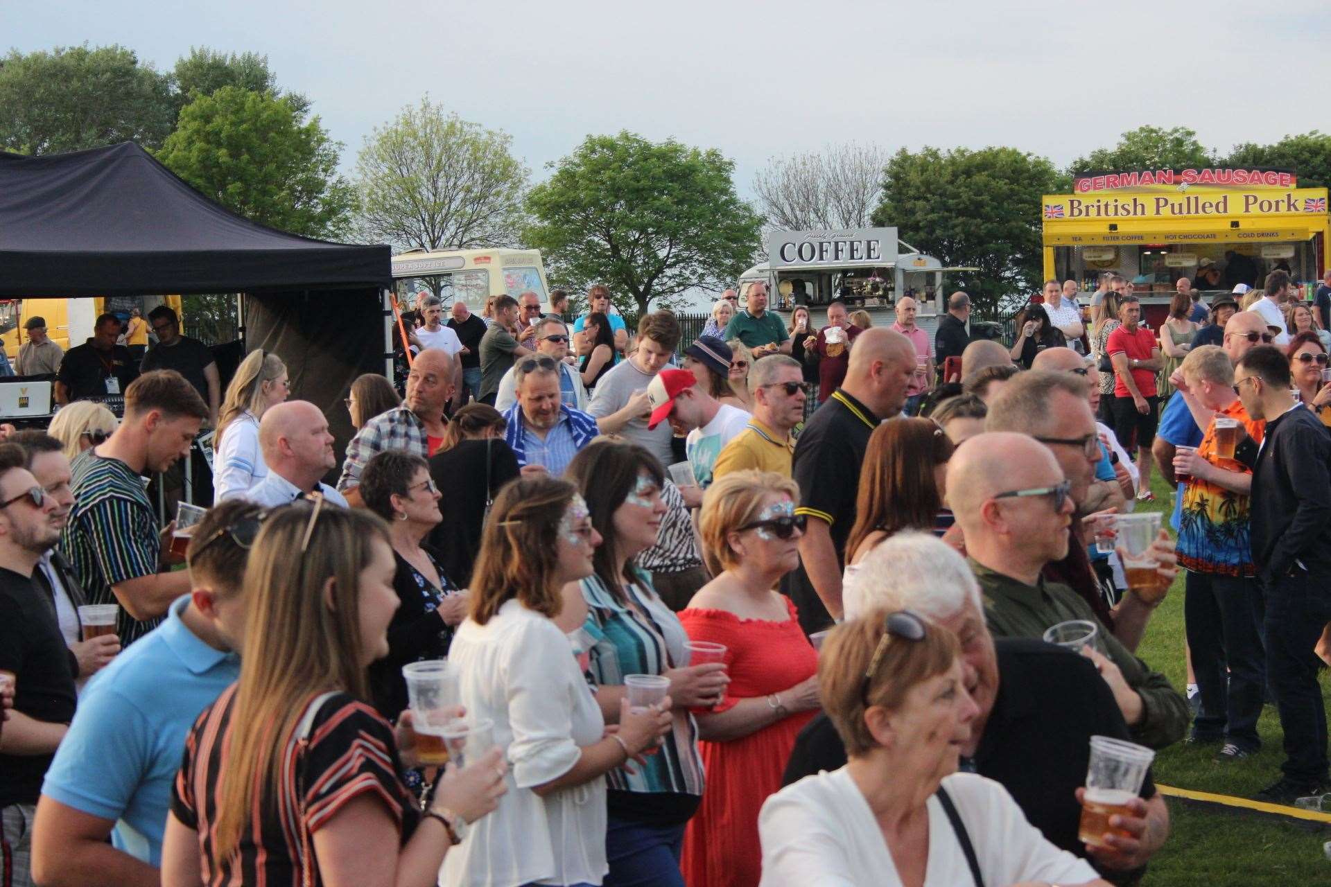 Some of the crowd at Sheppey's first IsleFest on Saturday. Picture: John Nurden (11225379)