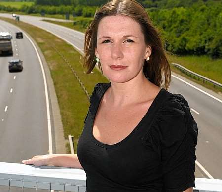 Rachel Rook is campaigning for a roundabout to be put in on the A249.