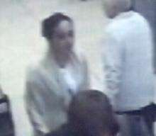 CCTV pic for purse snatch appeal at Iceland, Ashford