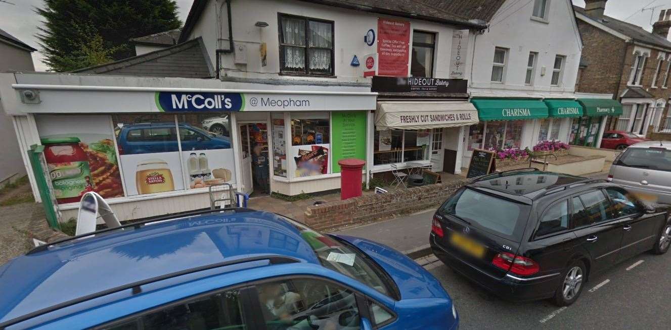 The robbery happened at a shop in Neville Place, Wrotham Road, Meopham (8257248)