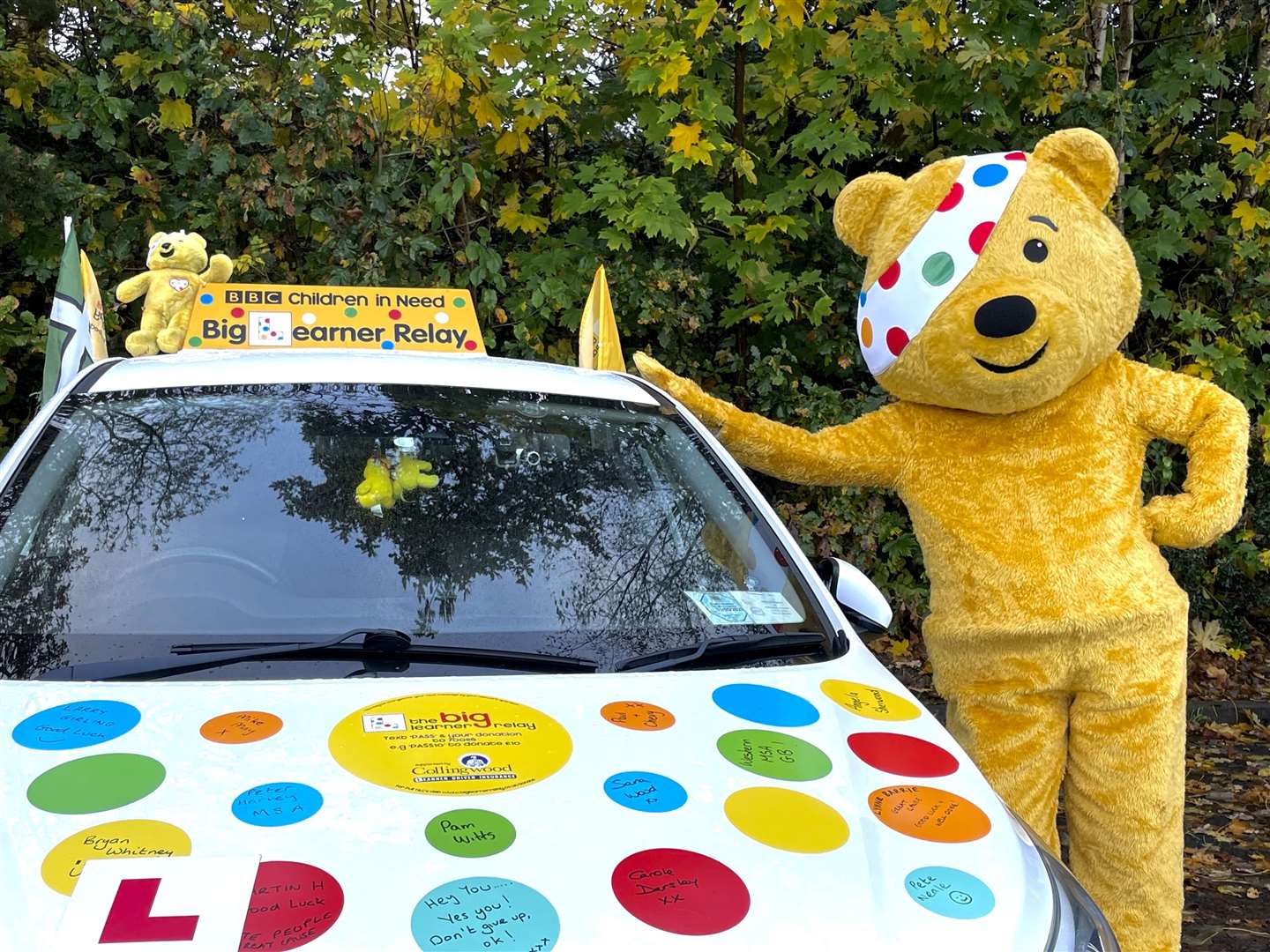 The Big Learner Relay for BBC Children in Need took place in Kent today. Picture: Louise Walsh