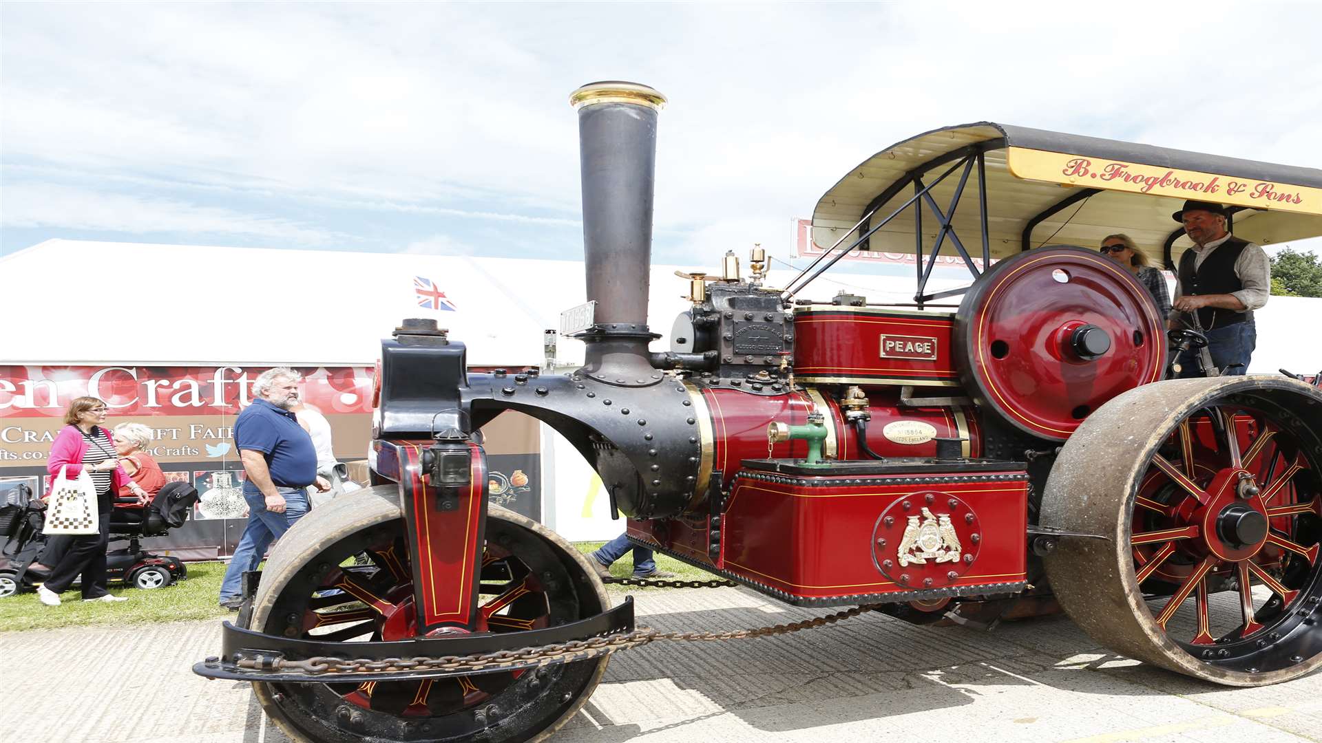 Visitors can see heritage vehicles in the Astor ring