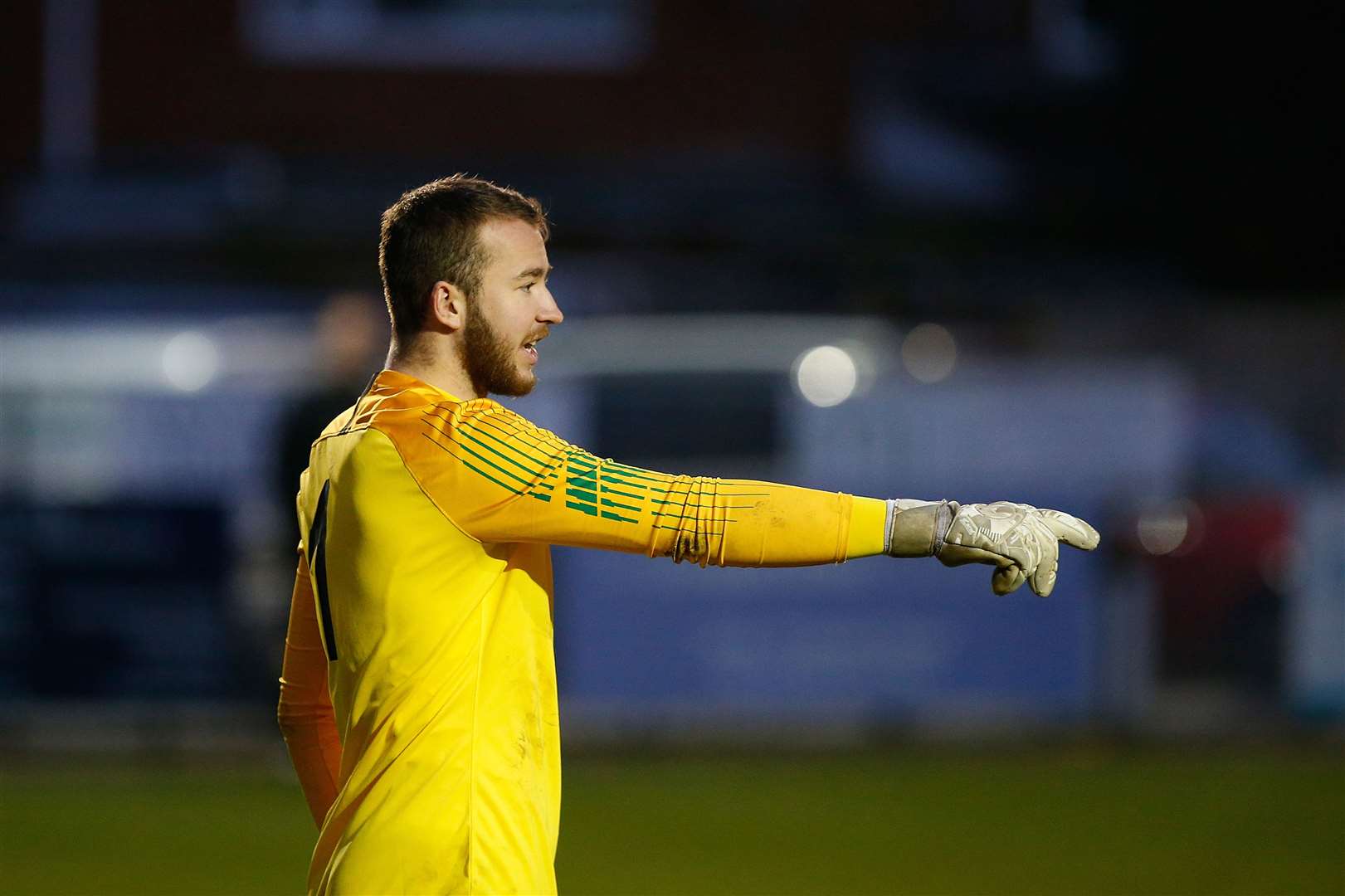 Deal Town keeper James Tonkin was a penalty hero in te FA Vase Picture: Andy Jones