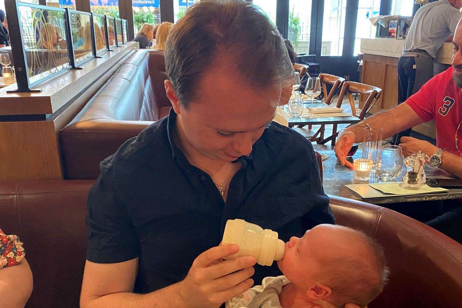Alex Jee getting to grips with life as a new parent