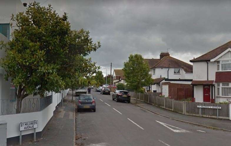 The fire broke out at a property in St Mildred's Avenue in Birchington. Picture: Google Maps