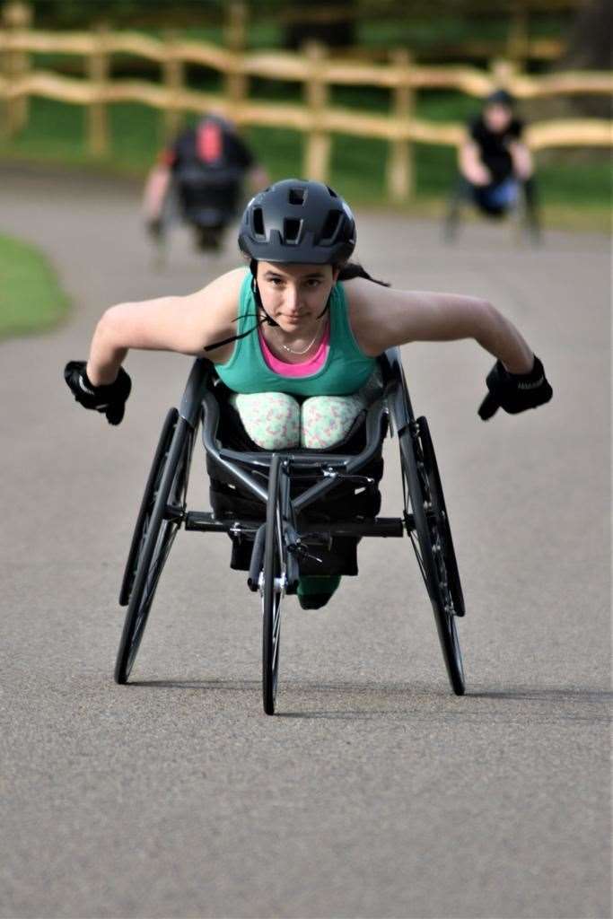 Ellis found wheelchair racing online when she was looking for a new sport after an injury.