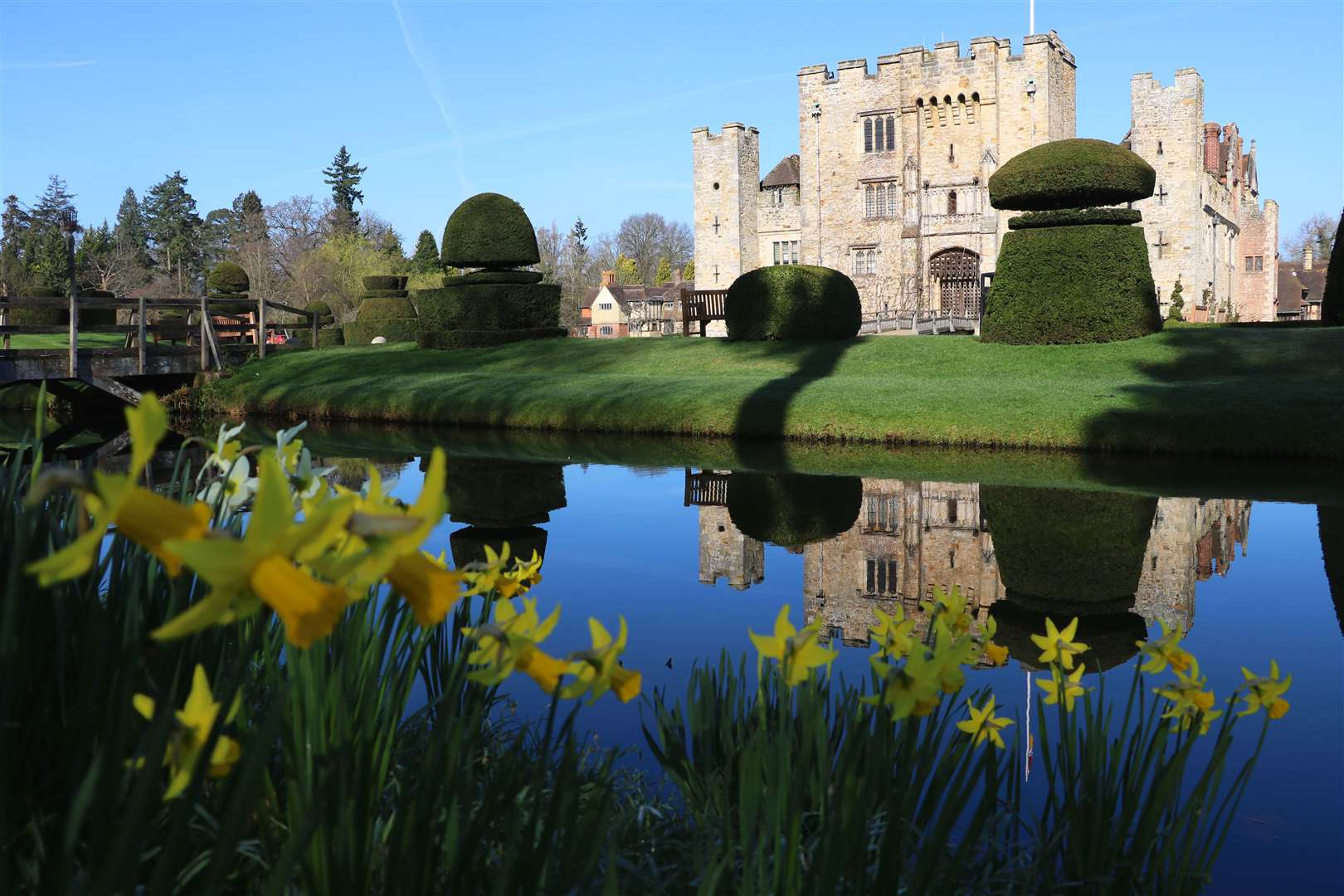 Some of the flowers date back to when William Waldorf Astor owned the castle. Picture: Hever Castle and Gardens