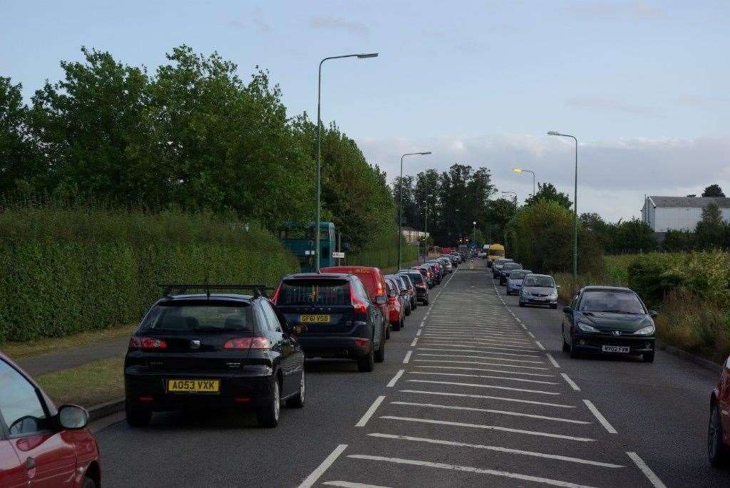 Many residents are tired of the congestion on Hermitage Lane