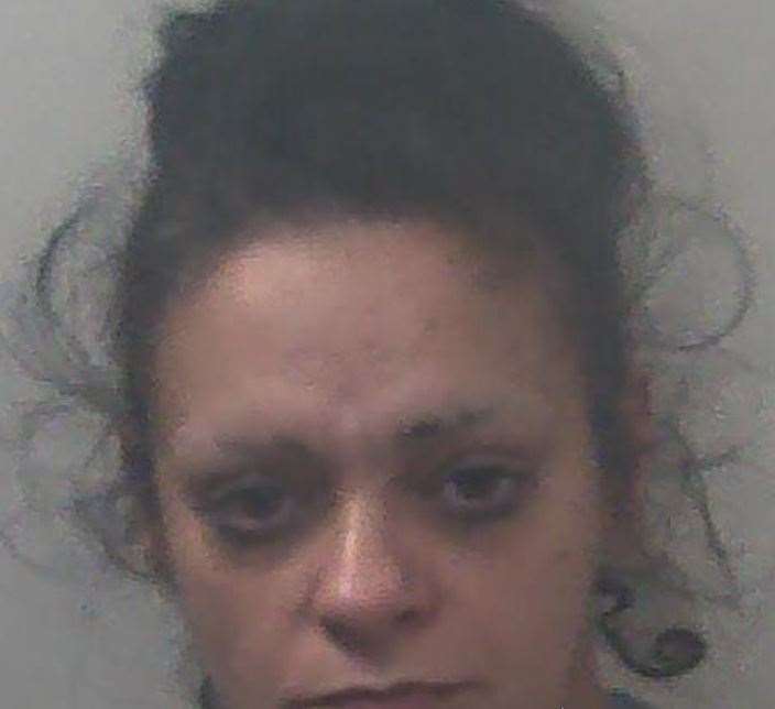 Pearl Rebecca Chapman has been jailed over a wounding incident in Station Road, Maidstone