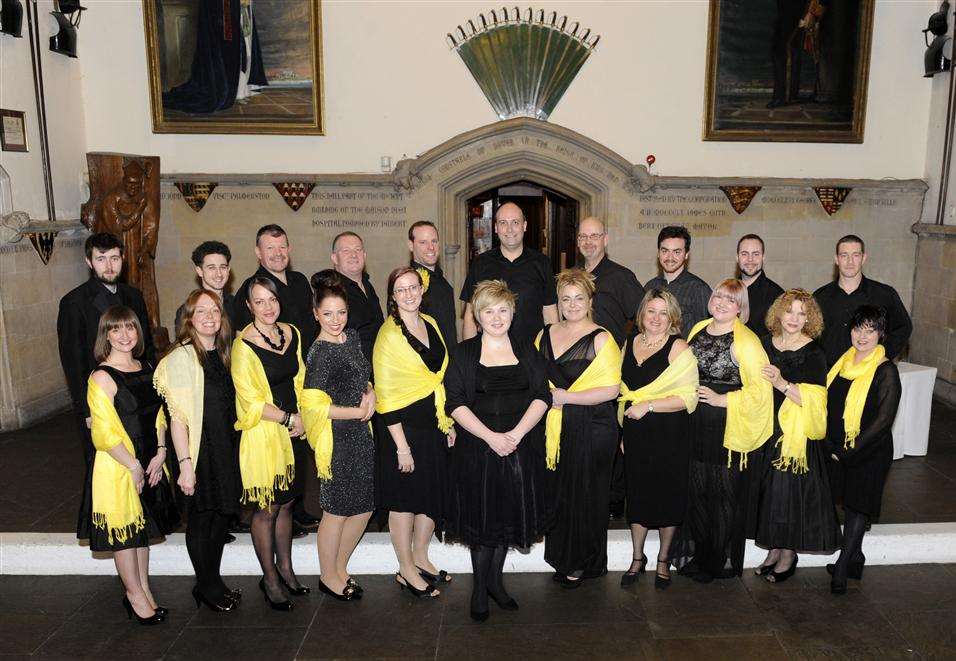 P&O Ferries Workplace Choir pictured at Sunday's concert