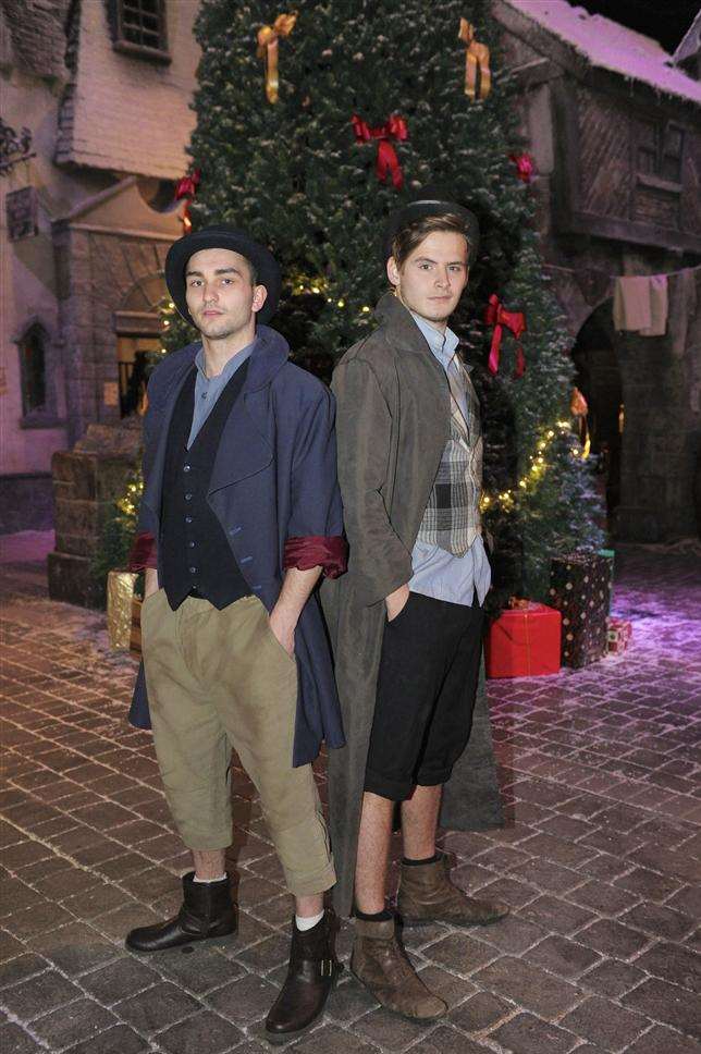 Meet two of Fagin's boys at Dickens World this Christmas