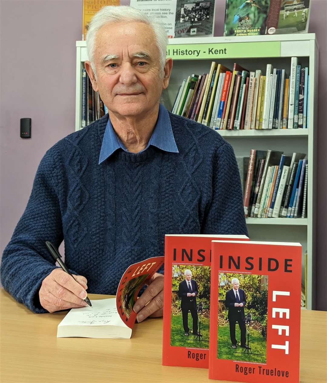 Former leader of Swale Council, Roger Truelove, has released a new book about his time in government. Picture: The Conrad Press