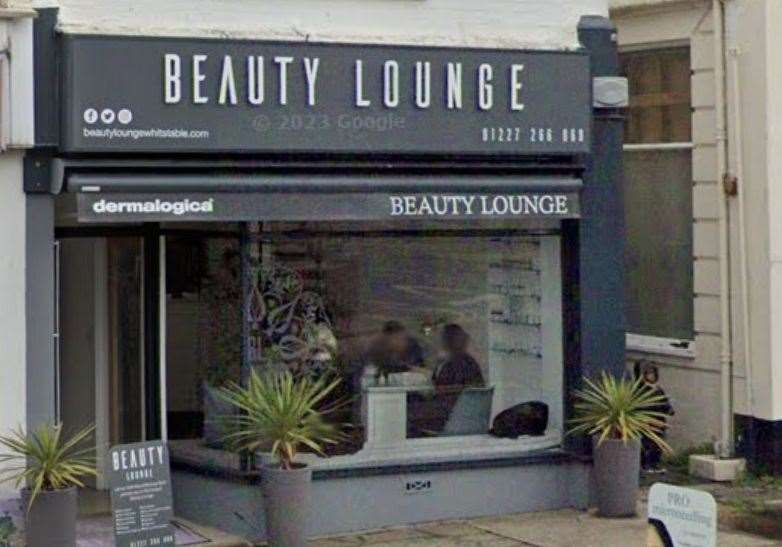 Beauty Lounge was voted best salon in Kent. Picture: Google