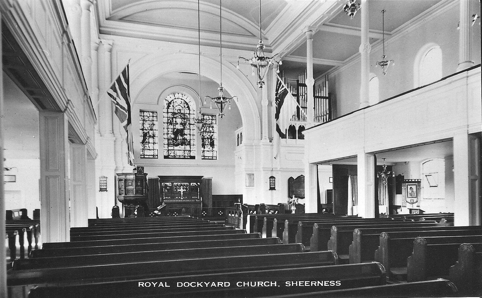 How the Dockyard Church at Sheerness used to look. Picture submitted by the Rev Colin Johnson