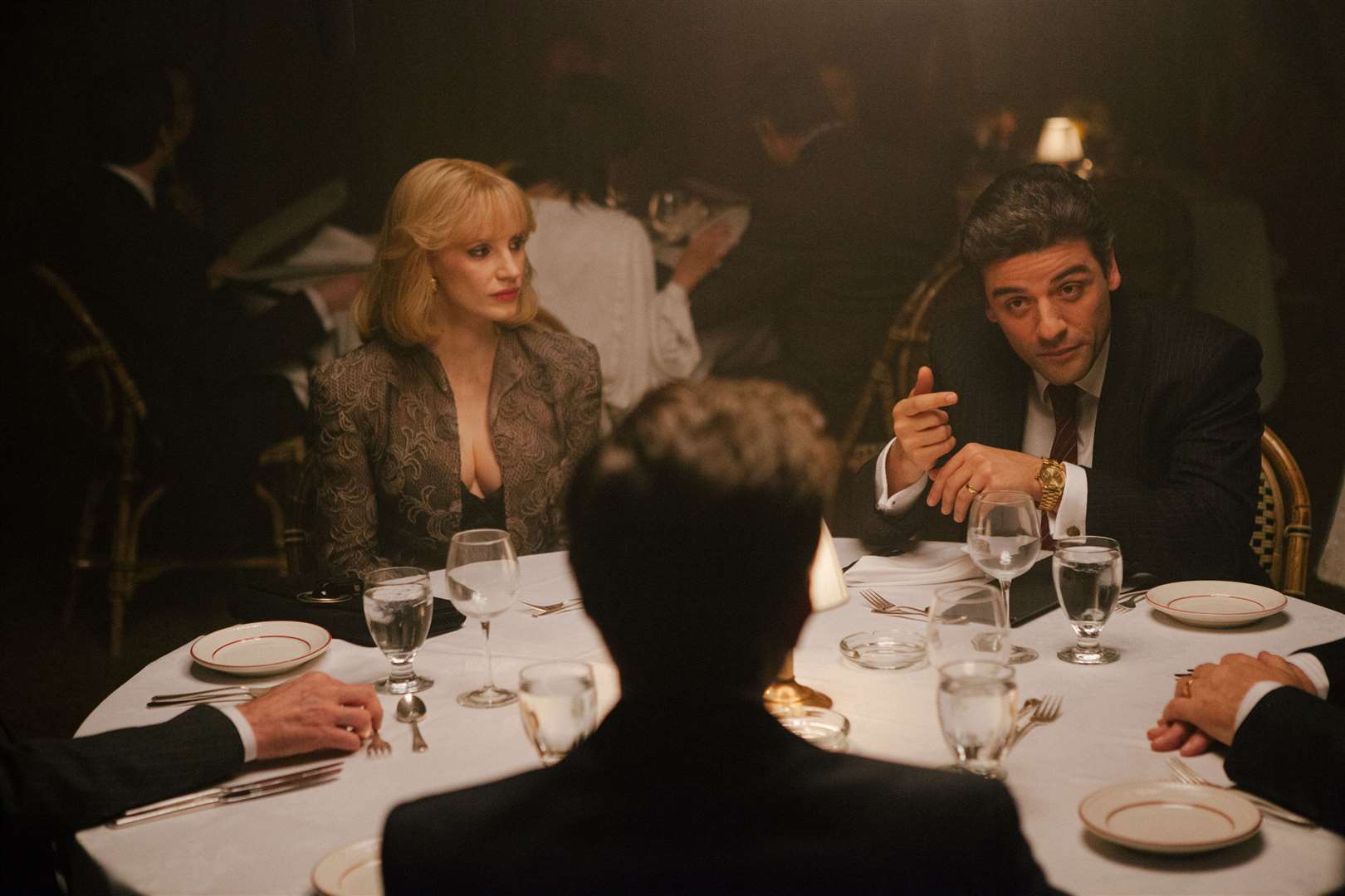 Oscar Isaac as Abel and Jessica Chastain as Anna Morales, in a Most Violent Year. Picture: PA Photo/Atsushi Nishijima/Icon Film Distribution