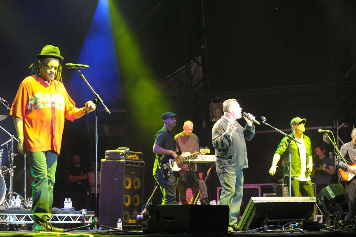 UB40 on stage at the Castle Concerts in Rochester