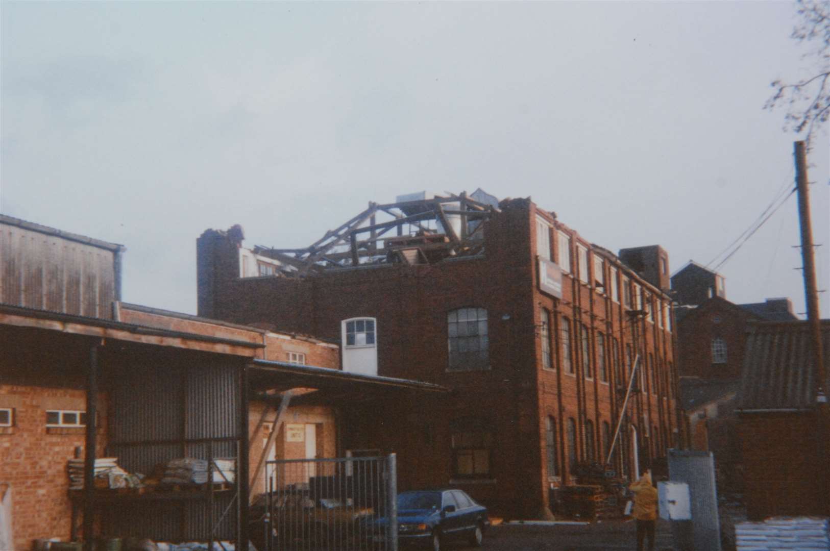Holter's Mill damaged in the great storm of 1987