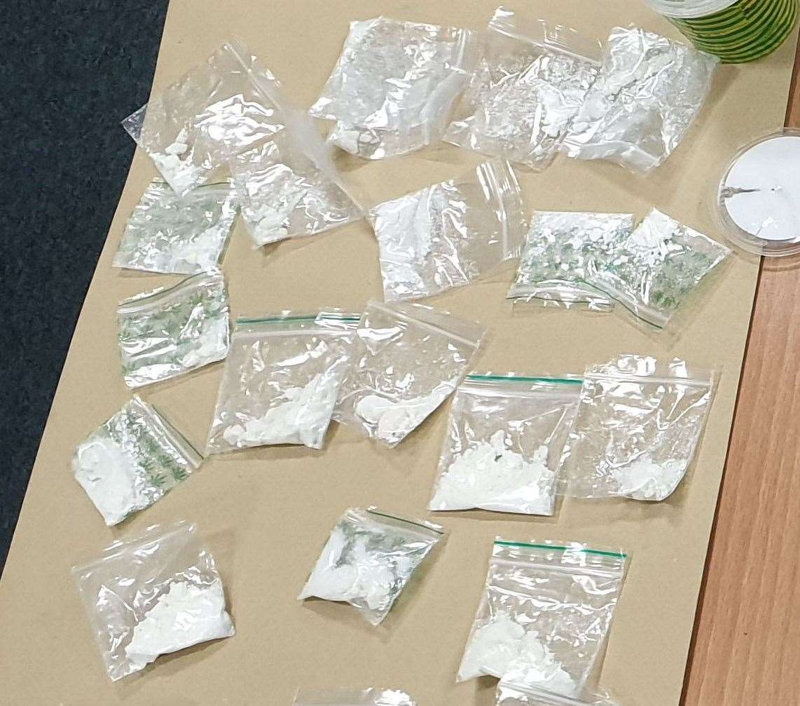 Drugs seized by the special constables (9083146)