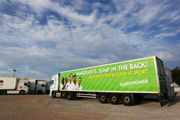 Paddy Power sparked a backlash with this image